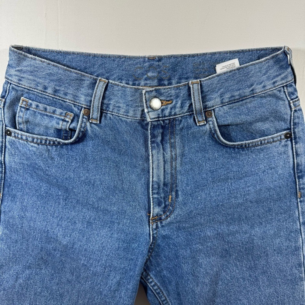 COS Slim Fit Low Rise Cropped Jeans‎ Women's Size 26 Blue Cotton Denim - Picture 5 of 11